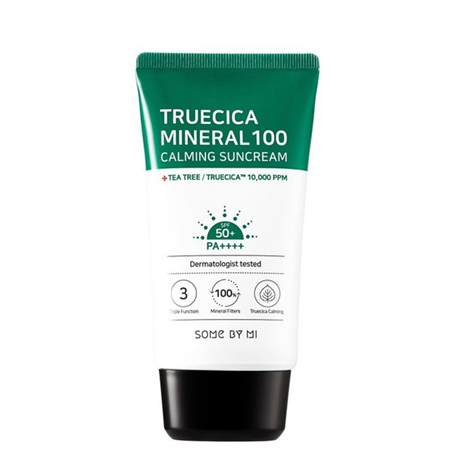 SOME BY MI, SOME BY MI Truecica Mineral 100 Calming Sun Cream, SOME BY MI Truecica Mineral 100 Calming Sun Cream รีวิว, SOME BY MI Truecica Mineral 100 Calming Sun Cream ราคา, SOME BY MI Truecica Mineral 100 Calming Sun Cream SPF 50+ PA++++, SOME BY MI Truecica Mineral 100 Calming Sun Cream SPF 50+ PA++++ 50 ml., กันแดด SOME BY MI