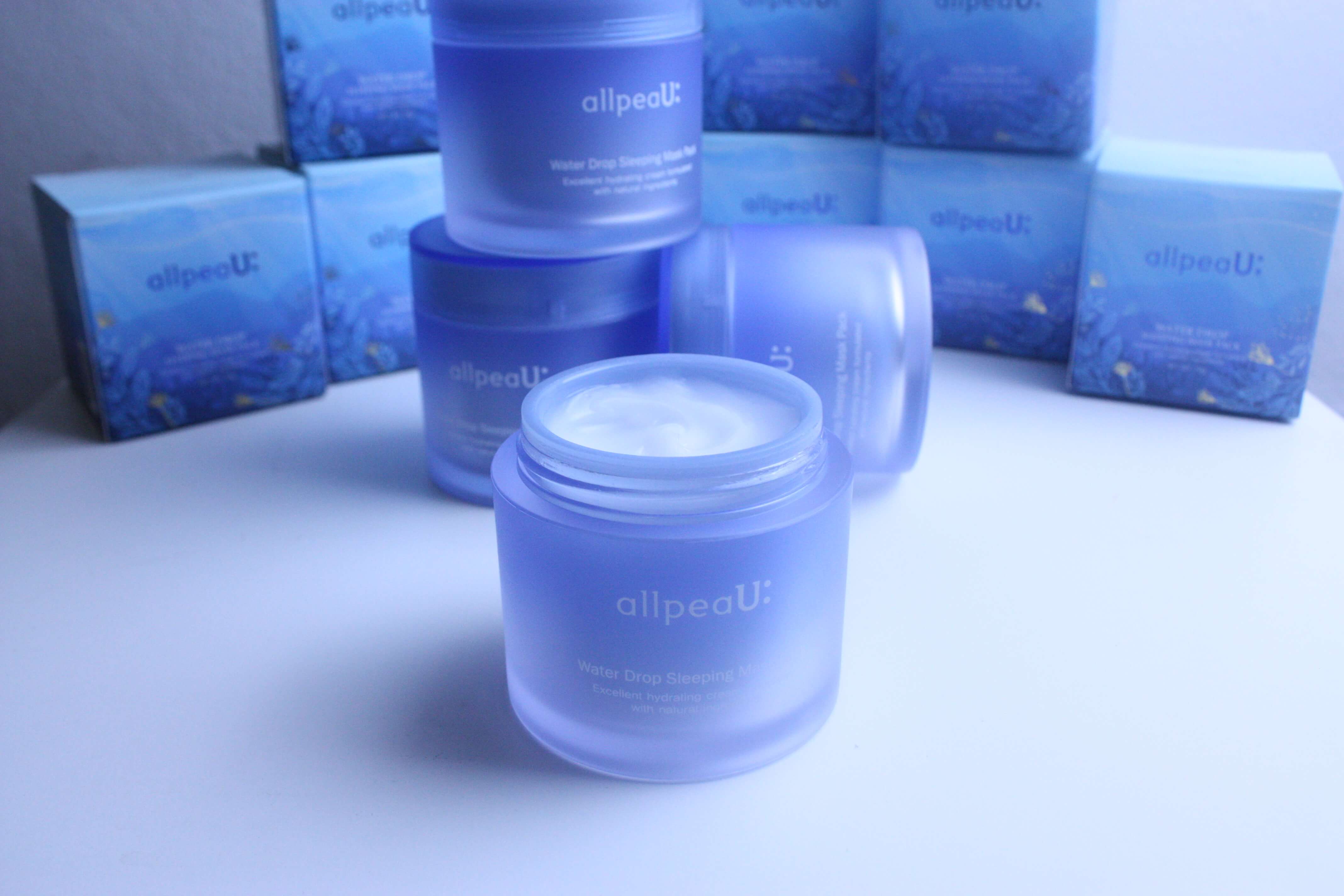 AllpeaU ,all peau รีวิว, WATER DROP , WATER DROP AllpeaU , AllpeaU SLEEPING MASK , SLEEPING MASK 