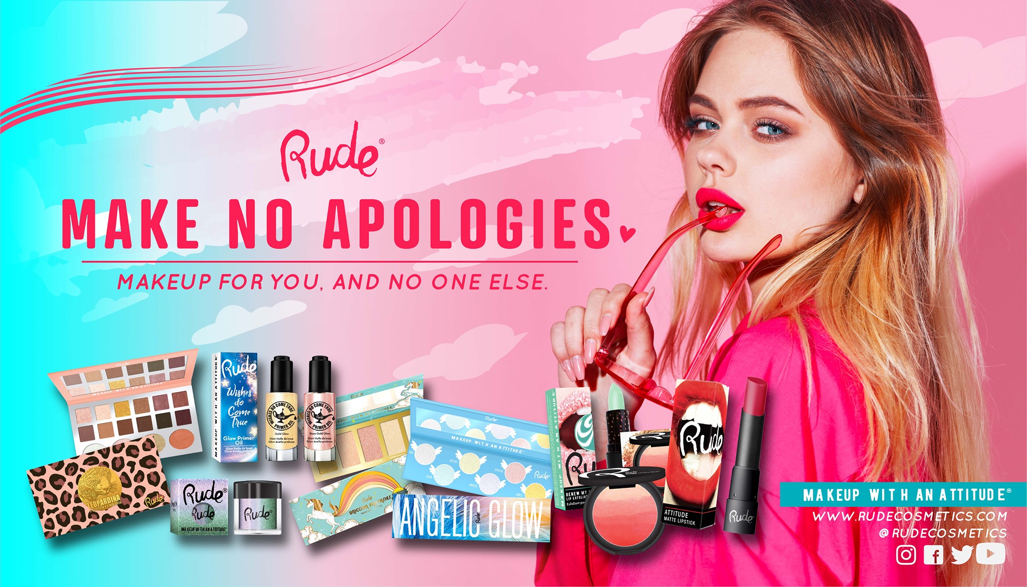 Rude Cosmetics แบรนด์อินดี้น้องใหม่ สีสันจัดจ้านจาก Los Angeles, USA