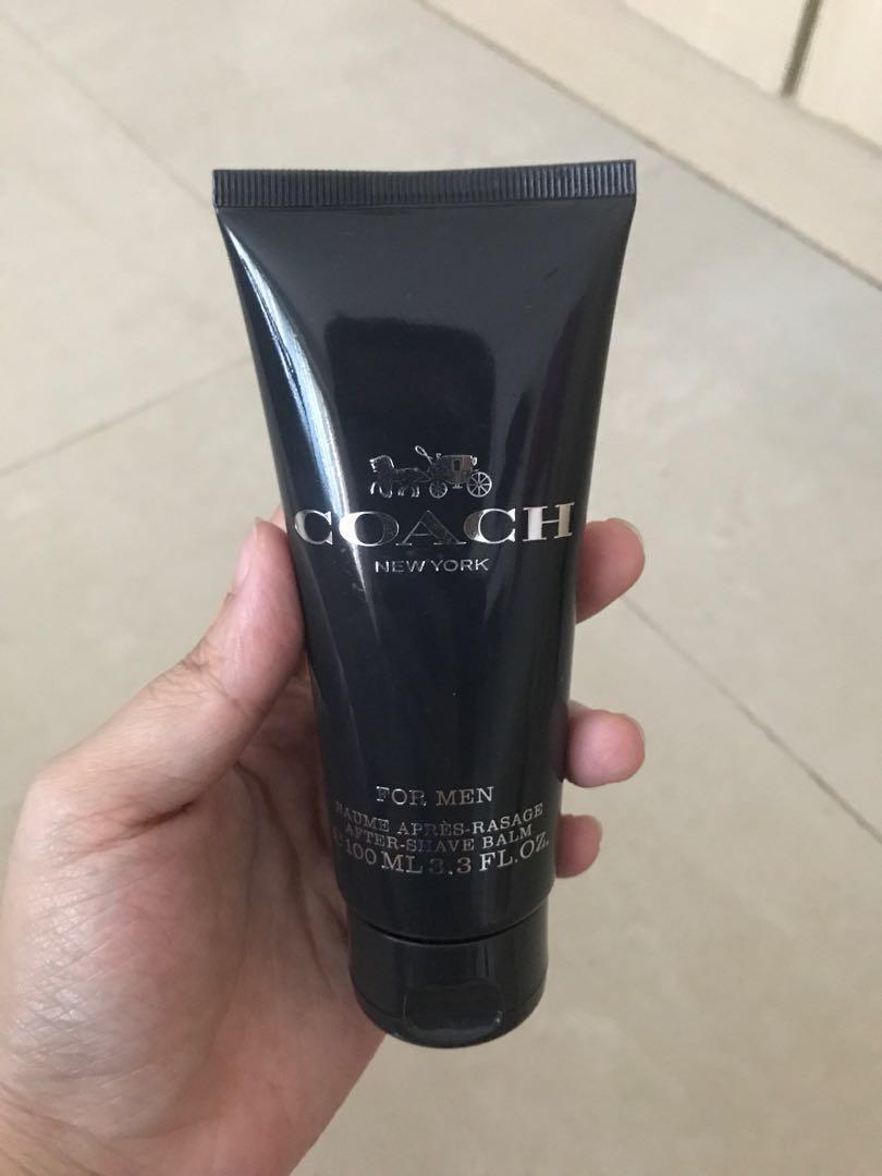 Coach New York For Men After Shave Balm 50 ml. อาฟเตอร์เชฟบาล์ม ครีมบำรุงผิวหลังโกนหนวด เนื้อนุ่มละมุน กลิ่น Coach New York For Men ช่วยปลอบประโลม เติมความชุ่มชื้นให้ผิวหลังการโกนได้เป็นอย่างดี