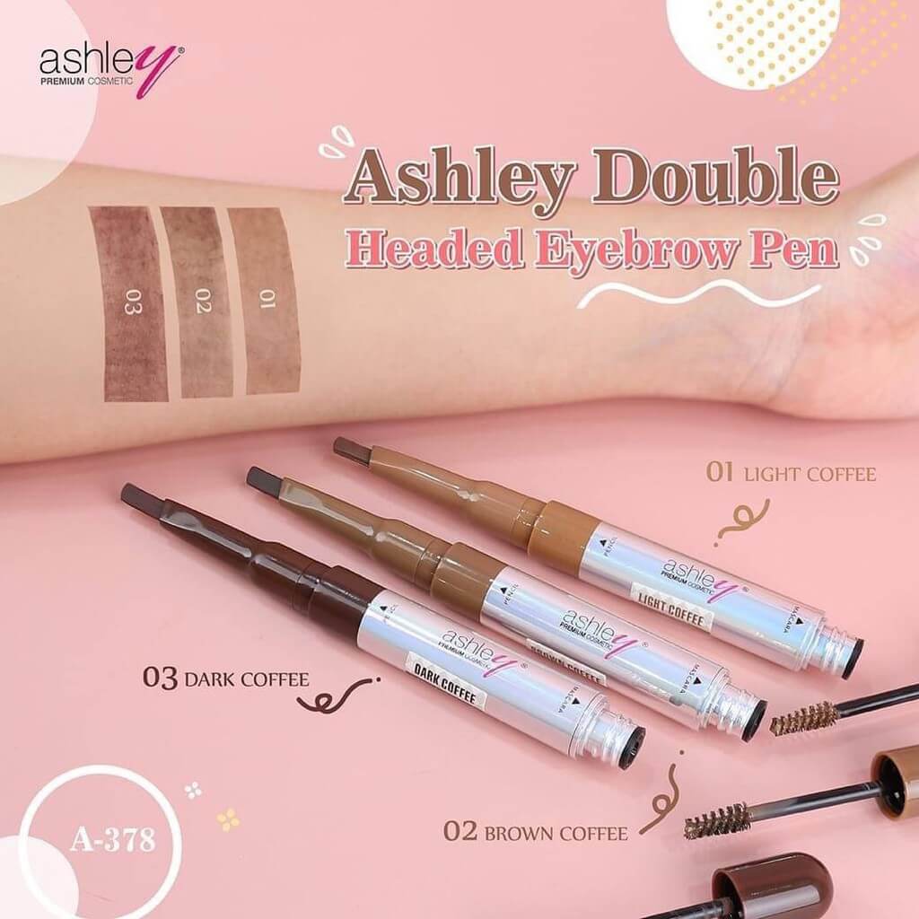 Ashley,Ashley Double Headed Eyebrow Pen,Double Headed Eyebrow Pen,ดินสอเขียนคิ้ว,มาสคาร่าคิ้ว