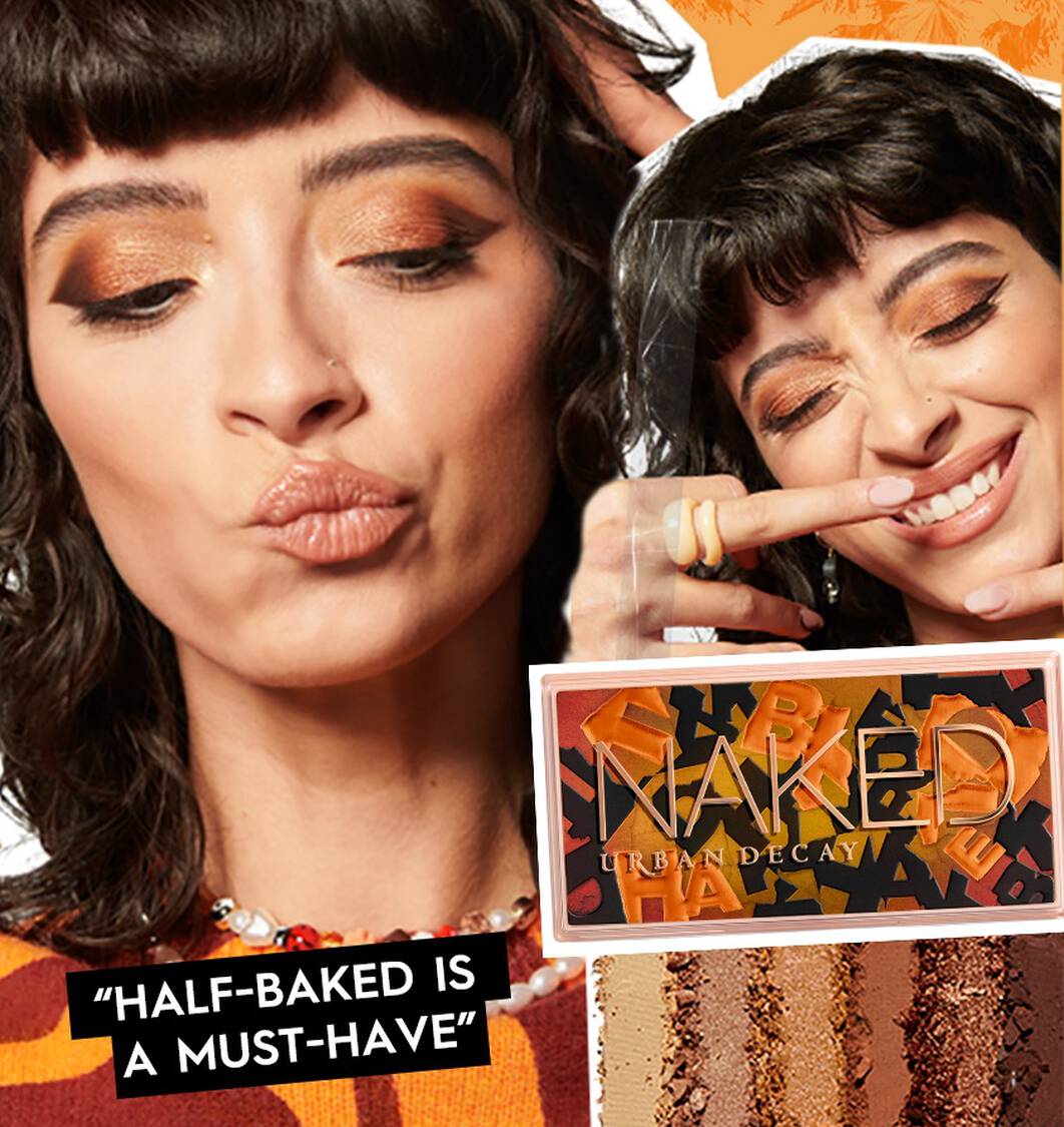 Naked Half-Baked Mini Eyeshadow Palette - 6 x 0.8 g  อายแชโดว์พาเลทที่ขายดีที่สุด 3 สูตรใหม่ หลากมิติติดทนนาน สัมผัสเม็ดสีเข้มข้นด้วยสีบรอนซ์ 6 เฉดสี