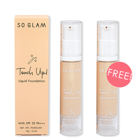So glam,Touch Up Liquid Foundation ,So glam Touch Up Liquid Foundation,ครีมรองพื้น,รองพื้น