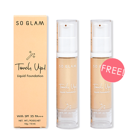 So glam,Touch Up Liquid Foundation ,So glam Touch Up Liquid Foundation,ครีมรองพื้น,รองพื้น