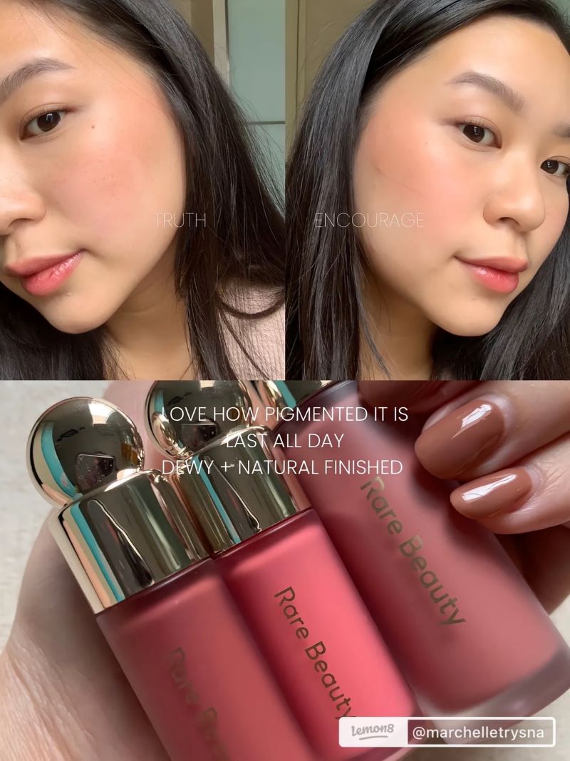 Rare Beauty Soft Pinch Liquid Blush #Truth 3.2 ml ,Rare Beauty  ,rare beauty soft pinch liquid blush สีไหนสวย ,บลัช rare beauty ราคา ,rare beauty blush รีวิวสี , บลัช rare beauty รีวิว 