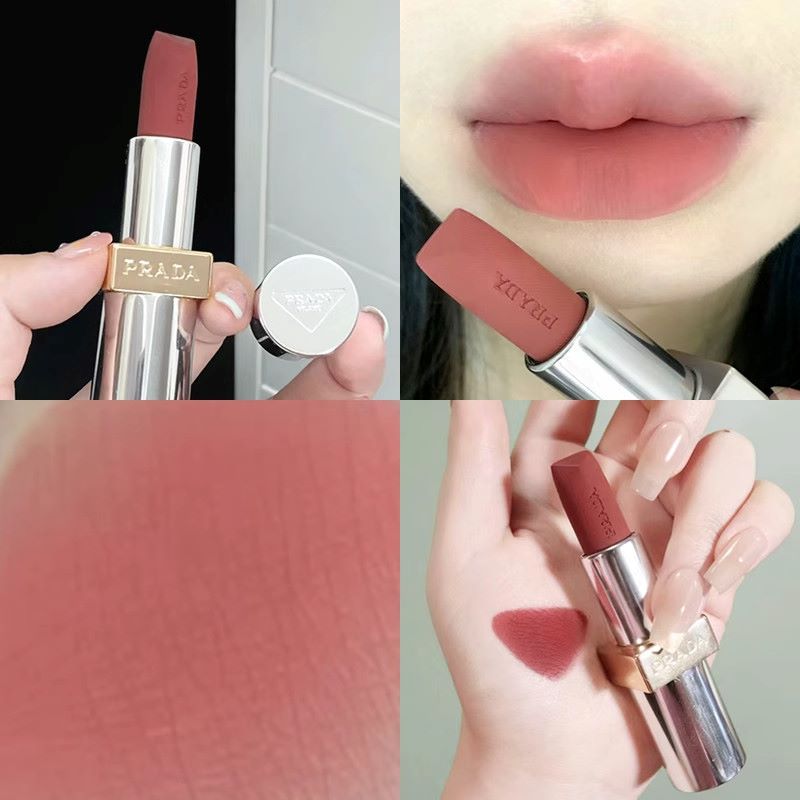Prada Monochrome Hyper Matte Lipstick 1.3g Mini #B02 Quartz, PRADA BEAUTY , PRADA BEAUTY ลิปสติก, Prada Monochrome Hyper Matte Lipstick ราคา , Prada Monochrome Hyper Matte Lipstick รีวิว , Prada Monochrome Hyper Matte Lipstick สีไหนสวย