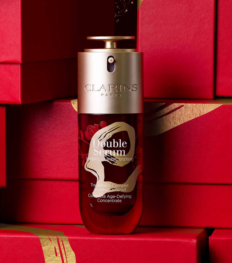 Clarins Double Serum 75ml (Year of the Snake Edition) ,Clarins Double Serum ,Double Serum Lunar New Year Edition, Clarins Double Serum ราคา , Clarins Double Serum รีวิว , Clarins Double Serum CNY , Chinese New Year Limited Edition ซื้อ