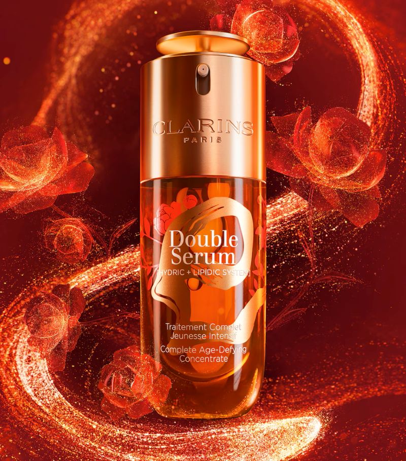 Clarins Double Serum 75ml (Year of the Snake Edition) ,Clarins Double Serum ,Double Serum Lunar New Year Edition, Clarins Double Serum ราคา , Clarins Double Serum รีวิว , Clarins Double Serum CNY , Chinese New Year Limited Edition ซื้อ