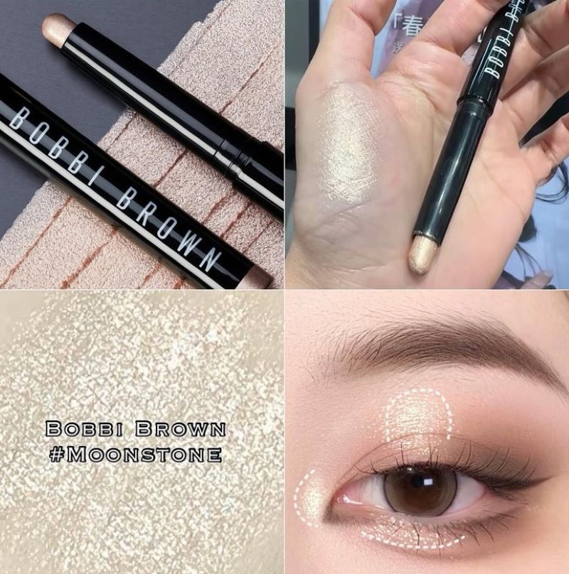 BOBBI BROWN Long-Wear Cream Shadow Stick 0.9g #Moonstone , BOBBI BROWN Long-Wear Cream Shadow Stick  #Moonstone , อายแชโดว์แบบแท่ง , อายแชโดว์เนื้อครีม ,  BOBBI BROWN  , BOBBI BROWN  Shadow  , bobbi brown long-wear cream shadow stick รีวิว , bobbi brown long-wear cream shadow stick สีไหนสวย